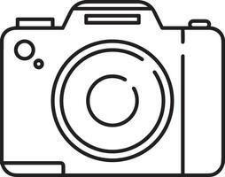 camera photography icon symbol image vector. Illustration of multimedia photographic lens grapich design image vector