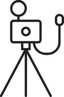 camera photography icon symbol image vector. Illustration of multimedia photographic lens grapich design image vector