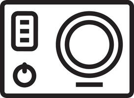 camera photography icon symbol image vector. Illustration of multimedia photographic lens grapich design image vector