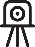 camera photography icon symbol image vector. Illustration of multimedia photographic lens grapich design image vector