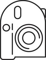 camera photography icon symbol image vector. Illustration of multimedia photographic lens grapich design image vector