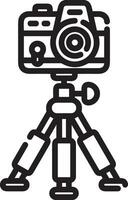 camera photography icon symbol image vector. Illustration of multimedia photographic lens grapich design image vector