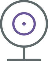 camera photography icon symbol image vector. Illustration of multimedia photographic lens grapich design image vector