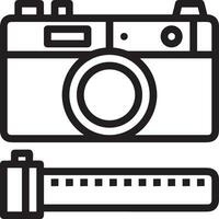 camera photography icon symbol image vector. Illustration of multimedia photographic lens grapich design image vector