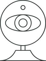 camera photography icon symbol image vector. Illustration of multimedia photographic lens grapich design image vector