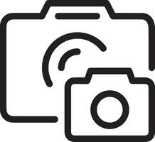 camera photography icon symbol image vector. Illustration of multimedia photographic lens grapich design image vector