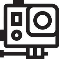 camera photography icon symbol image vector. Illustration of multimedia photographic lens grapich design image vector