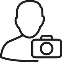 camera photography icon symbol image vector. Illustration of multimedia photographic lens grapich design image vector