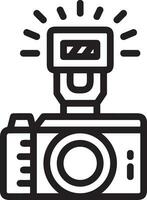 camera photography icon symbol image vector. Illustration of multimedia photographic lens grapich design image vector