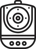 camera photography icon symbol image vector. Illustration of multimedia photographic lens grapich design image vector