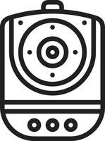 camera photography icon symbol image vector. Illustration of multimedia photographic lens grapich design image vector