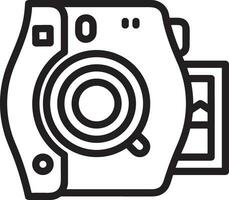 camera photography icon symbol image vector. Illustration of multimedia photographic lens grapich design image vector