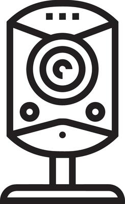 camera photography icon symbol image vector. Illustration of multimedia photographic lens grapich design image