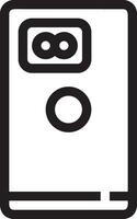 camera photography icon symbol image vector. Illustration of multimedia photographic lens grapich design image vector