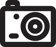 camera photography icon symbol image vector. Illustration of multimedia photographic lens grapich design image vector