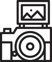 camera photography icon symbol image vector. Illustration of multimedia photographic lens grapich design image vector