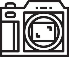 camera photography icon symbol image vector. Illustration of multimedia photographic lens grapich design image vector