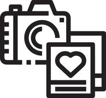 camera photography icon symbol image vector. Illustration of multimedia photographic lens grapich design image vector