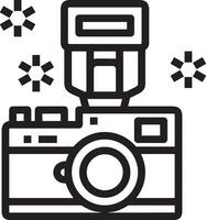 camera photography icon symbol image vector. Illustration of multimedia photographic lens grapich design image vector