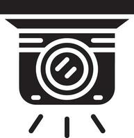 camera photography icon symbol image vector. Illustration of multimedia photographic lens grapich design image vector