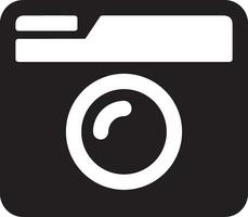 camera photography icon symbol image vector. Illustration of multimedia photographic lens grapich design image vector