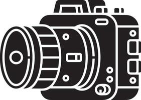 camera photography icon symbol image vector. Illustration of multimedia photographic lens grapich design image vector