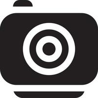 camera photography icon symbol image vector. Illustration of multimedia photographic lens grapich design image vector