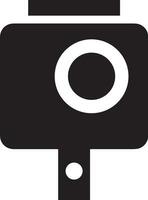 camera photography icon symbol image vector. Illustration of multimedia photographic lens grapich design image vector