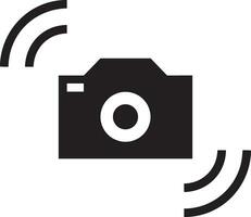 camera photography icon symbol image vector. Illustration of multimedia photographic lens grapich design image vector