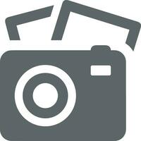 camera photography icon symbol image vector. Illustration of multimedia photographic lens grapich design image vector