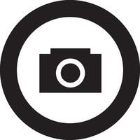 camera photography icon symbol image vector. Illustration of multimedia photographic lens grapich design image vector