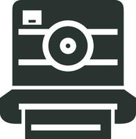 camera photography icon symbol image vector. Illustration of multimedia photographic lens grapich design image vector