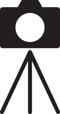camera photography icon symbol image vector. Illustration of multimedia photographic lens grapich design image