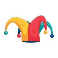 Trendy Jester Hat vector