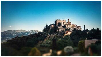 Charming Perched Village of Carros, South of France photo