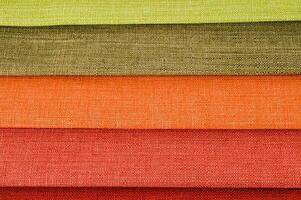 Assorted colorful fabric photo