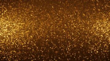 AI Generative Gold glitter texture sparkling shiny wrapping paper background photo