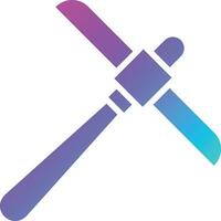 Pickaxe Vector Icon Design Illustration