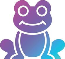 Frog Vector Icon Design Illustration