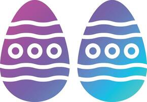 Easter egg Vector Icon Design Illustration