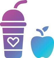 Milkshake Vector Icon Design Illustration