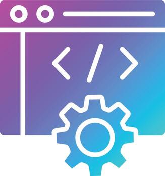 Web development Vector Icon Design Illustration