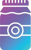 Plastic jar Vector Icon Design Illustration