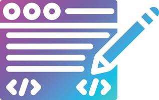 Edit code Vector Icon Design Illustration