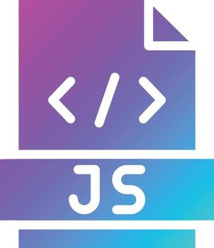ilustración de diseño de icono de vector de javascript