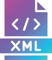 Xml Vector Icon Design Illustration