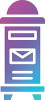 Mailbox Vector Icon Design Illustration