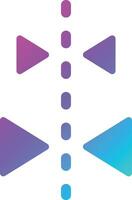Mirror image Vector Icon Design Illustration
