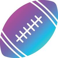 ilustración de diseño de icono de vector de rugby