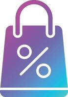 Shopping bag Vector Icon Design Illustration